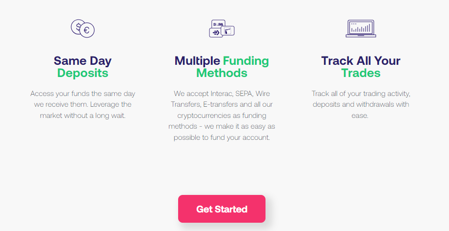 CoinSmart Multiple Funding Methods