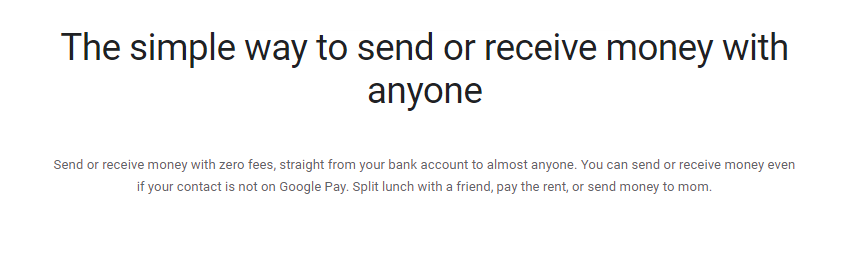 The simple way to send or receive money